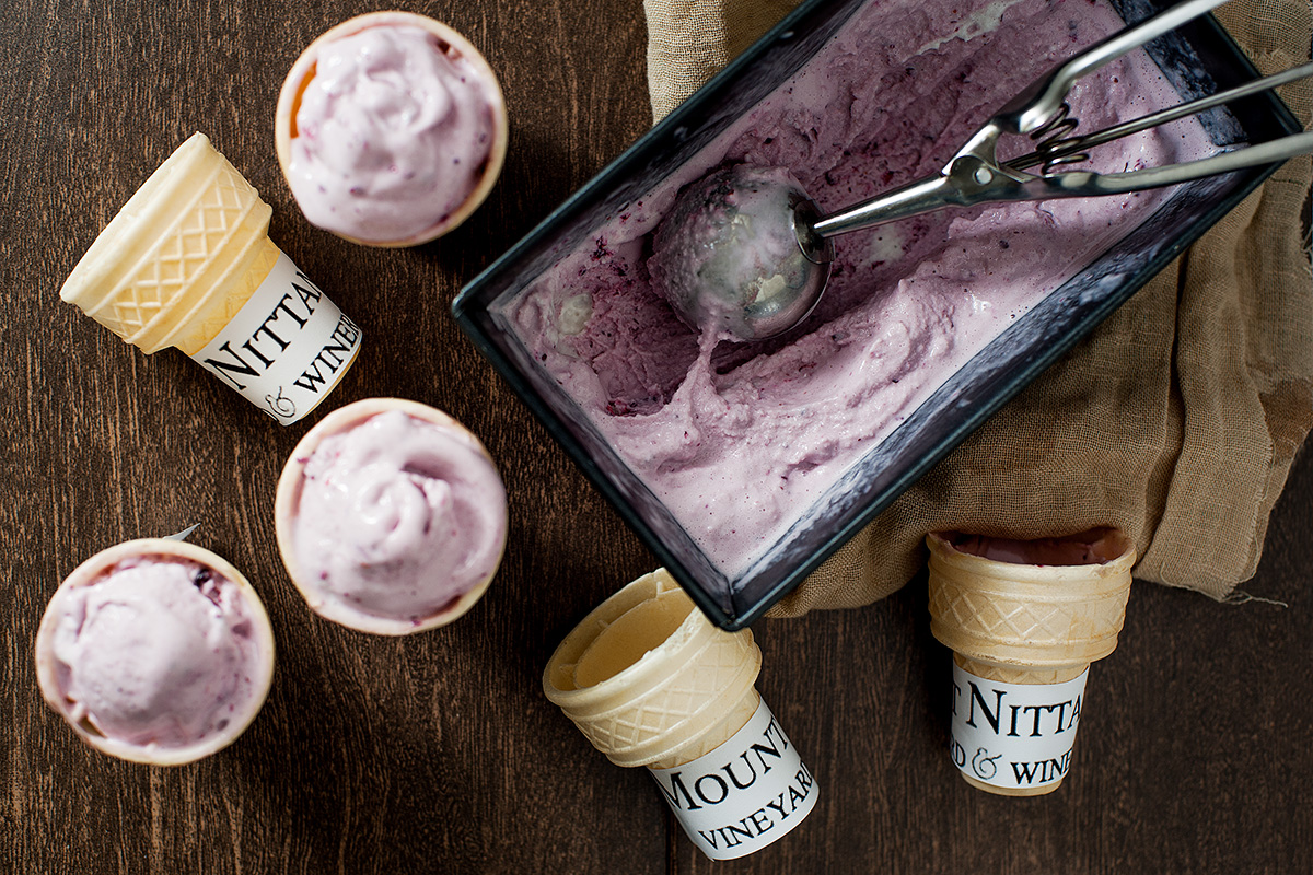 wine ice cream