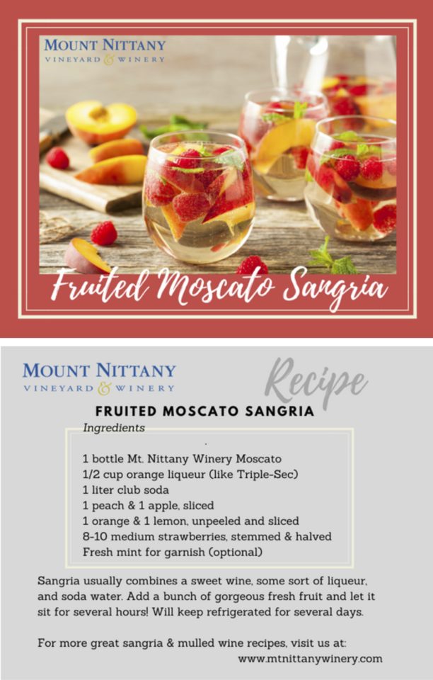 Fruited Moscato Sangria
